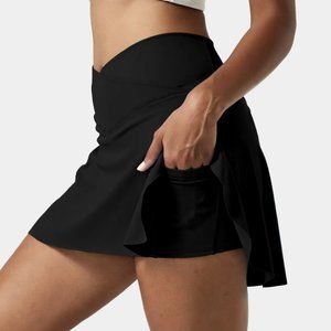 Everyday Cloudful Air Fabric Crossover Side Pocket Cool Touch Tennis Skirt